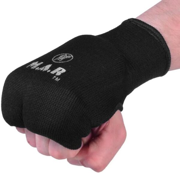 mar | karate training mitts, slip on elasticated design, mma hand protection, muay thai, kickboxing, unisex martial arts gear for kids & adults