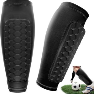 meayll kids shin pads breathable football shin pads boys with non slip & uv protective cooling nylon shin guards | designed for adolescent football players (72 g/1 pair)