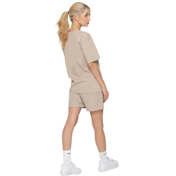 Women's Oversized T-Shirt – Baggy Fit Casual Cotton Tee for Everyday Comfort (Oatmeal) - Image 4
