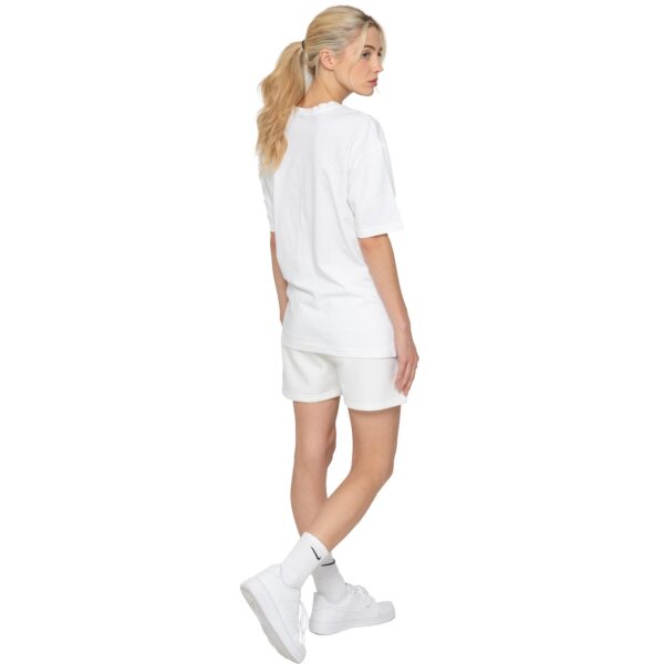 women's oversized t shirt – baggy fit casual cotton tee for everyday comfort (white)