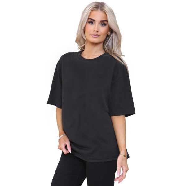 women's oversized t shirt – baggy fit casual cotton tee for everyday comfort