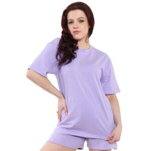 women's oversized t shirt – baggy fit casual cotton tee for everyday comfort