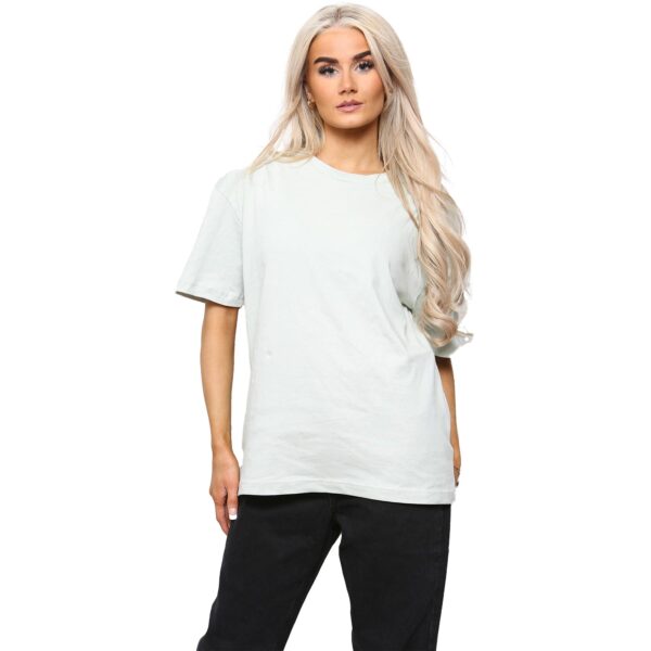 women's oversized t shirt – baggy fit casual cotton tee for everyday comfort (sage)