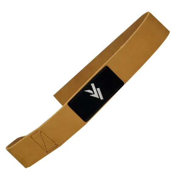 weight lifting leather wrist straps – brown pair for workout, gym, and fitness training