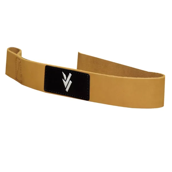 weight lifting leather wrist straps – brown pair for workout, gym, and fitness training