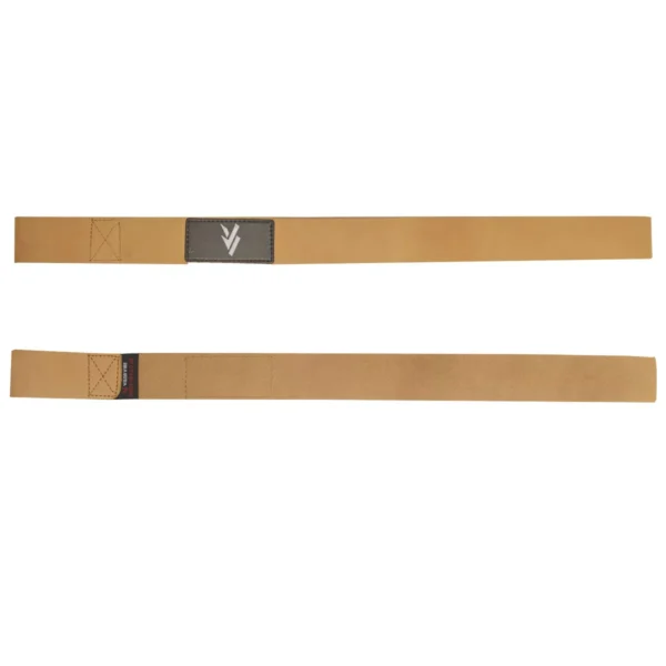 weight lifting leather wrist straps – brown pair for workout, gym, and fitness training