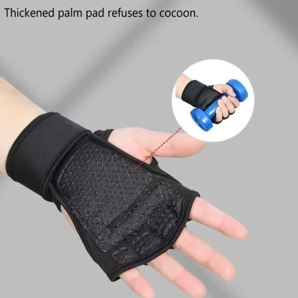 weightlifting training gloves fitness sports body building gym hand wrist glove