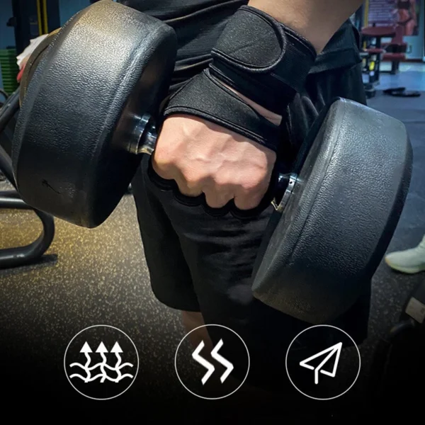 weightlifting training gloves fitness sports body building gym hand wrist glove