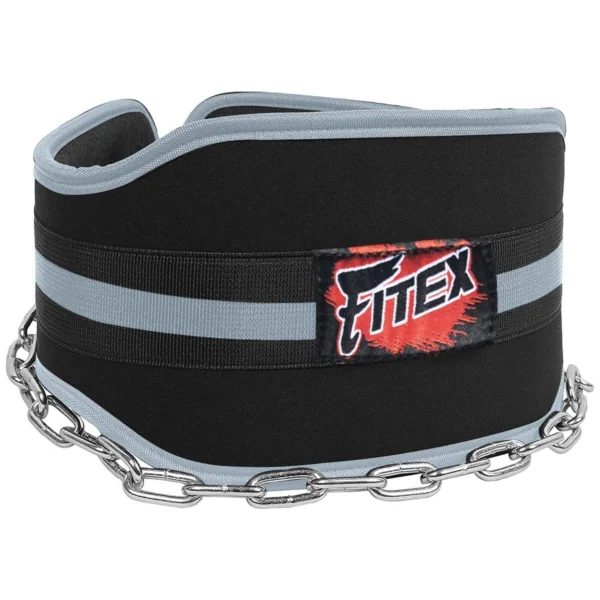 dipping & pull up weight belt with chain – gym fitness back support for bodybuilding & strength training