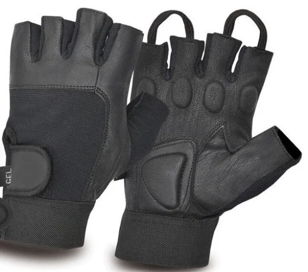 men’s weight lifting gel padded gloves – full finger gym workout & fitness training gloves