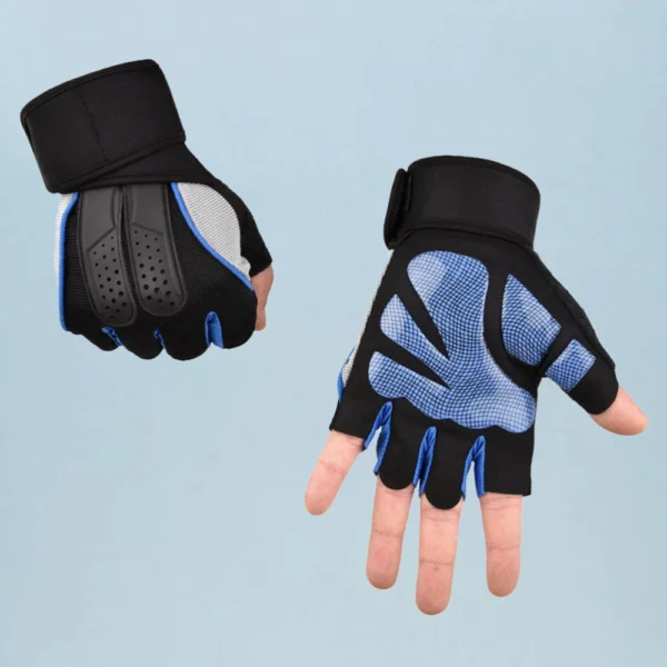 anti slip sports gloves fitness weight training for men gym accessories women