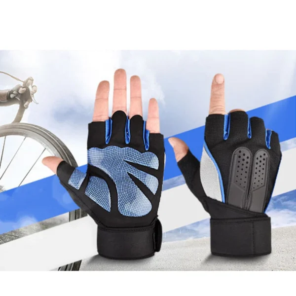 anti slip sports gloves fitness weight training for men gym accessories women