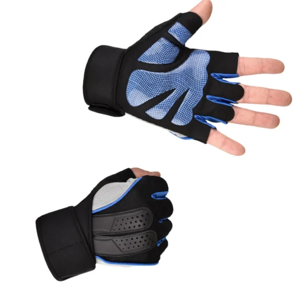 anti slip sports gloves fitness weight training for men gym accessories women