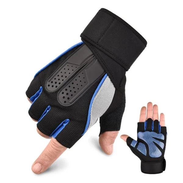 anti slip sports gloves fitness weight training for men gym accessories women