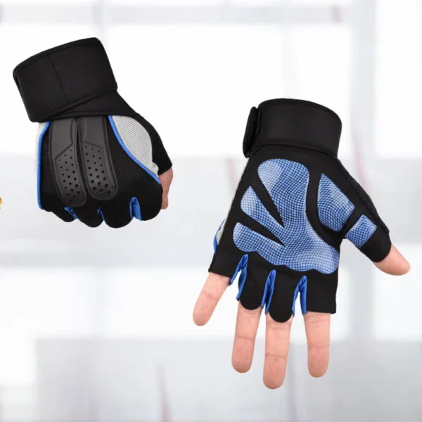 anti slip sports gloves fitness weight training for men gym accessories women