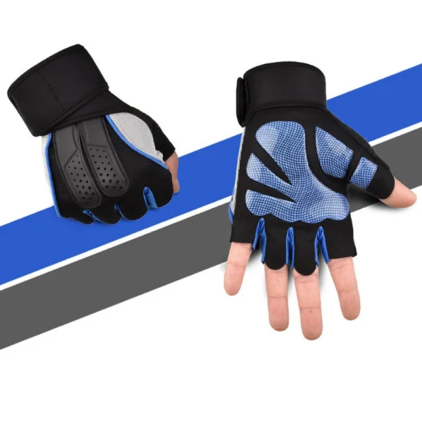 anti slip sports gloves fitness weight training for men gym accessories women