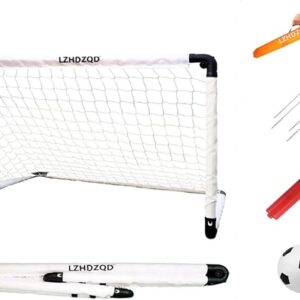 lzhdzqd kids football goal, goal posts for kids, foldable football goals for the garden/indoor/outdoors toy