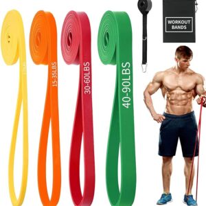 exercise bands resistance bands for working out,pull up bands set,at home workout equipment,workout bands for men and women,stretch bands