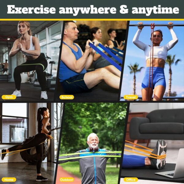 exercise bands resistance bands for working out,pull up bands set,at home workout equipment,workout bands for men and women,stretch bands